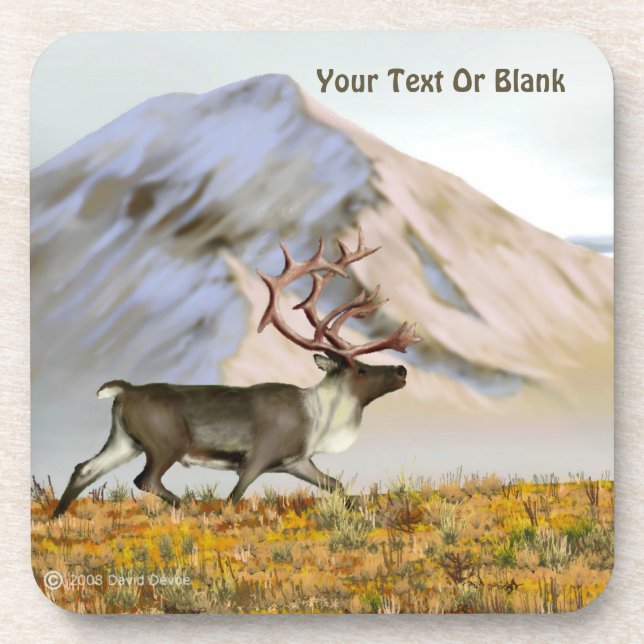 Dessous-de-verre Brooks Range Caribou (Devant)