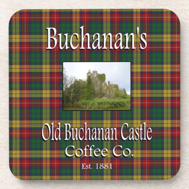 Dessous-de-verre Buchanan's Old Buchanan Castle Coffee Co. (Devant)
