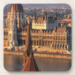 Dessous-de-verre Budapest, Hongrie, Danube, Parlement