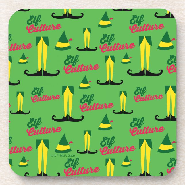 Dessous-de-verre Buddy l'Elfe | Elf Culture Motif (Devant)
