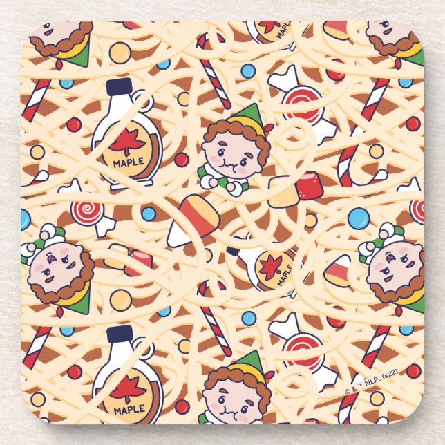 Dessous-de-verre Buddy l'Elfe | Motif de Noël (Devant)