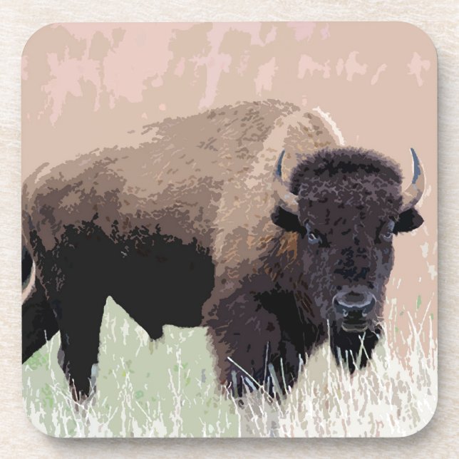 Dessous-de-verre Buffle / Bison (Devant)