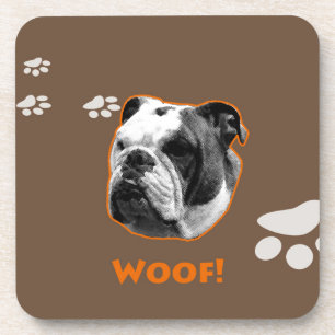 Dessous-de-verre Bulldog Woof