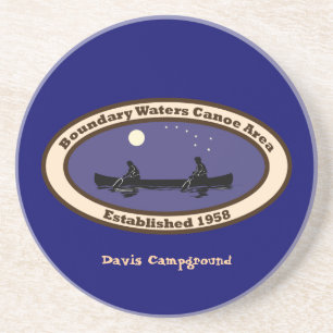 Dessous de verre BWCA - Texte personnalisé