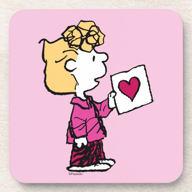 Dessous-de-verre cacahuètes | Saint Valentin | Carte Sally Valentin (Devant)