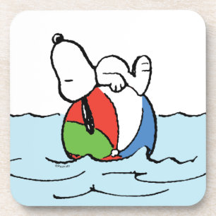 Dessous-de-verre cacahuètes   Snoopy Beach Ball Beach