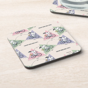 Dessous-de-verre cacahuètes   Snoopy Bike Ride Stats