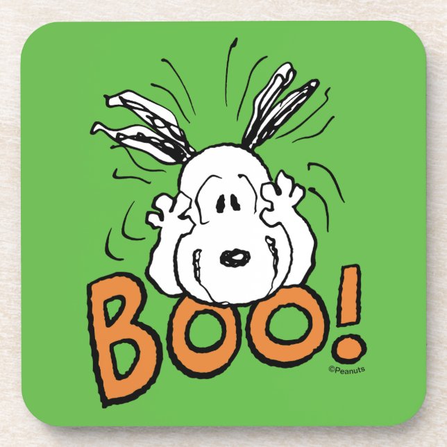 Dessous-de-verre cacahuètes | Snoopy Boo (Devant)