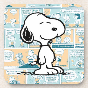 Dessous-de-verre cacahuètes   Snoopy Comic Motif