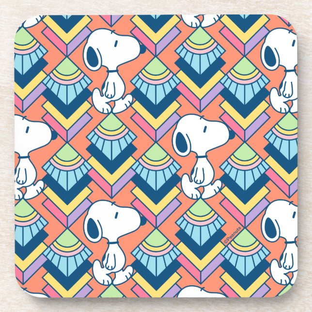 Dessous-de-verre cacahuètes | Snoopy Deco Dreams Motif (Devant)