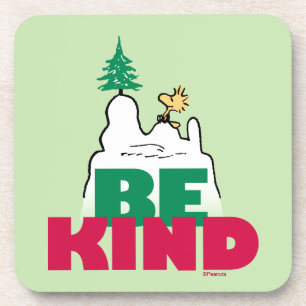 Dessous-de-verre cacahuètes Snoopy & Woodstock Be Kind