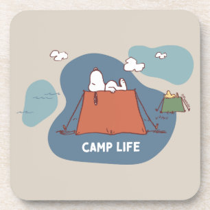 Dessous-de-verre cacahuètes   Snoopy & Woodstock Camp Life