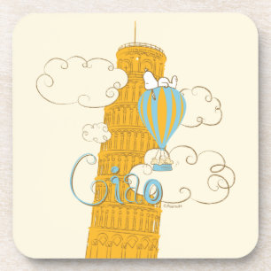 Dessous-de-verre cacahuètes   Snoopy & Woodstock Ciao