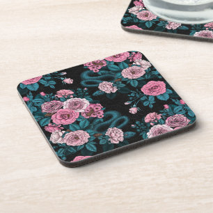 Dessous-de-verre Caché en rose 2