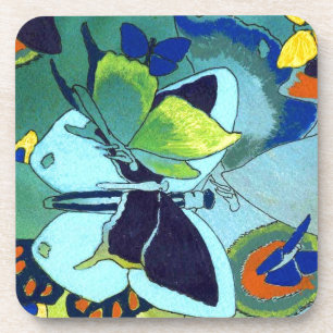 Dessous-de-verre Cadeau de mosaïque papillon