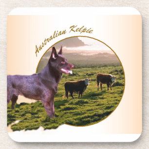 Dessous-de-verre Cadeaux d'art Kelpie australien