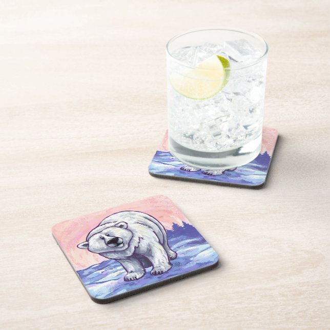 Dessous-de-verre Cadeaux et accessoires d'ours polaire (Côté Droit)