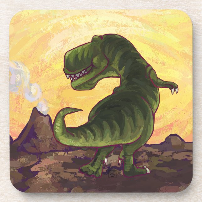 Dessous-de-verre Cadeaux et accessoires Tyrannosaurus (Devant)
