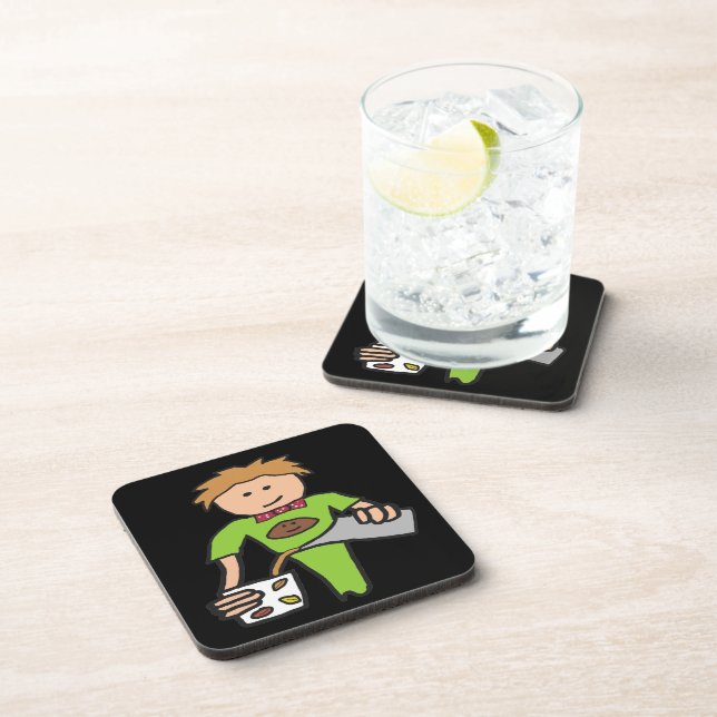 Dessous-de-verre Café Barista (Côté Droit)