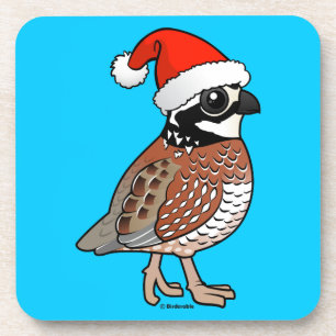 Dessous-de-verre Caille de Père Noël