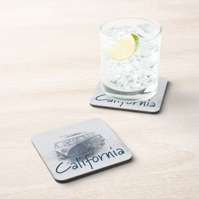 Dessous-de-verre Californie Beverage Coaster (Côté Droit)