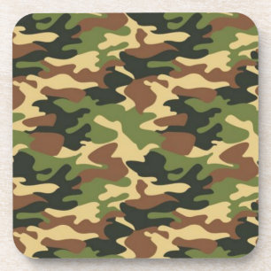Dessous-de-verre camouflage