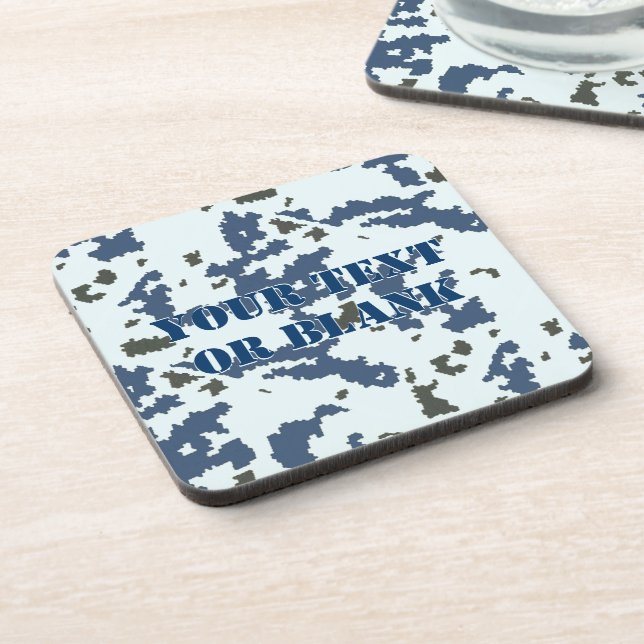 Dessous-de-verre Camouflage d'hiver (Côté gauche)