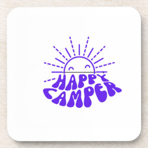 Dessous-de-verre Camping heureux