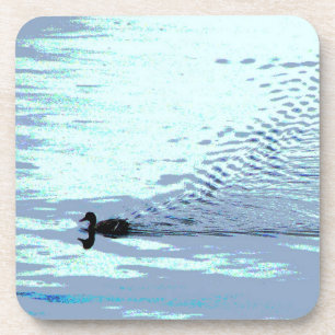 Dessous-de-verre Canard et ondulations