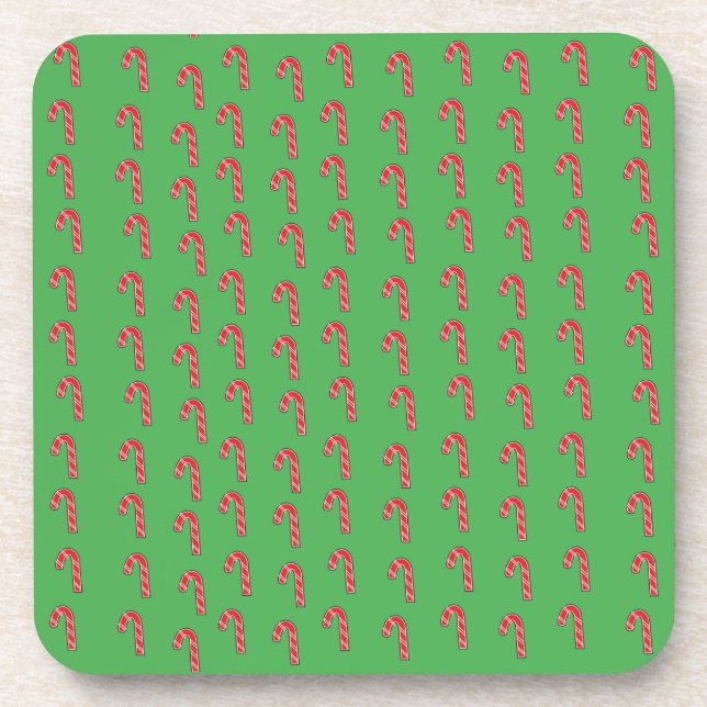 Dessous-de-verre Candy Cane (Devant)