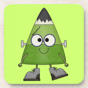 Dessous-de-verre Candy Corn Frankenstein Halloween