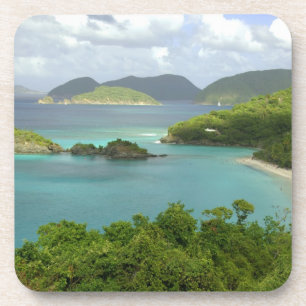 Dessous-de-verre Caraïbes, îles Vierges américaines, St. John, Trun