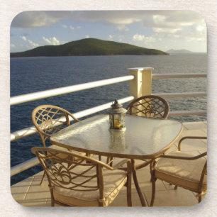 Dessous-de-verre Caraïbes, îles Vierges américaines, St. Thomas. Vu