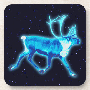 Dessous-de-verre Caribou bleu (rennes)