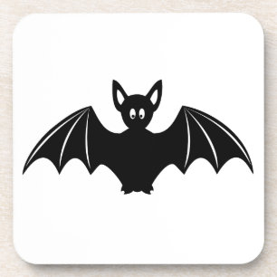 Dessous-de-verre Caricature de chauve-souris à halloween