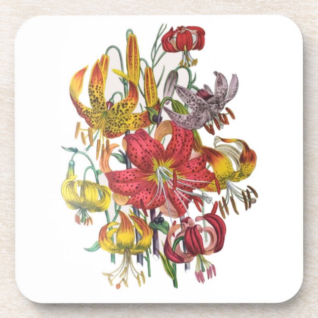 Dessous-de-verre Carnaval des fleurs (Devant)