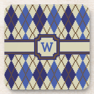 Dessous de verre Carré de Jacquard Blueberry Scone