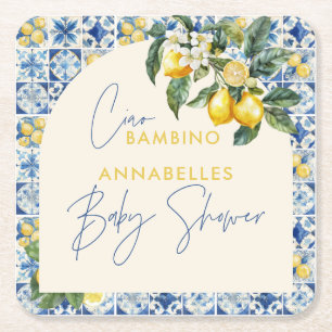 DESSOUS-DE-VERRE CARRÉ EN PAPIER