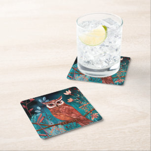 DESSOUS-DE-VERRE CARRÉ EN PAPIER