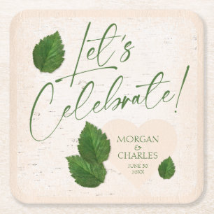 DESSOUS-DE-VERRE CARRÉ EN PAPIER 