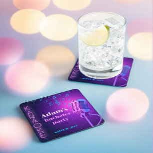 DESSOUS-DE-VERRE CARRÉ EN PAPIER 