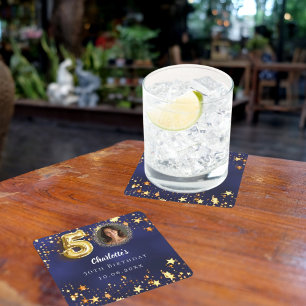 DESSOUS-DE-VERRE CARRÉ EN PAPIER 