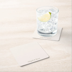 DESSOUS-DE-VERRE CARRÉ EN PAPIER 