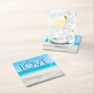 DESSOUS-DE-VERRE CARRÉ EN PAPIER 