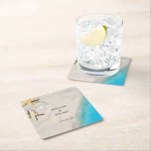 DESSOUS-DE-VERRE CARRÉ EN PAPIER 