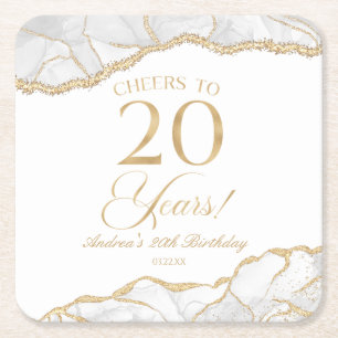 DESSOUS-DE-VERRE CARRÉ EN PAPIER 