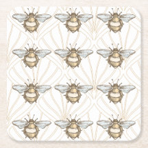Abeille de miel vintage