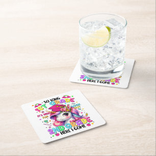 Dessous-de-verre Carré En Papier Adieu CE1 CM1 Me Voilà