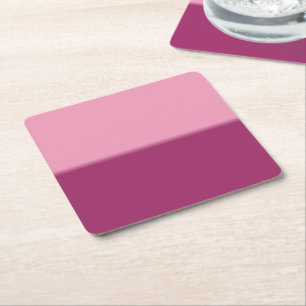 Dessous-de-verre Carré En Papier Amaranth rose et Amaranth