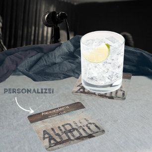 Dessous-de-verre Carré En Papier Amoureux de musique audiophile au style loft urbai